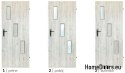 Porte bagno con vetro interno Wezen 70