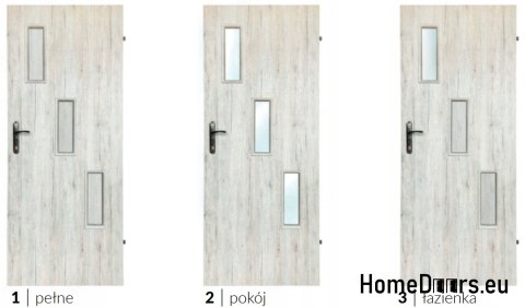 Porte bagno con vetro interno Wezen 70 Porte bagno con vetro interno Wezen 70
