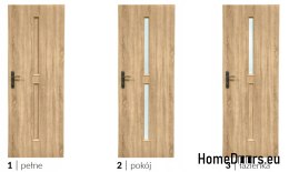 Porte della camera con vetro interno Donta 60