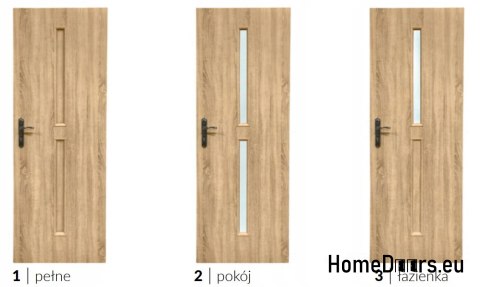 Porte della camera con vetro interno Donta 60 Porte della camera con vetro interno Donta 60