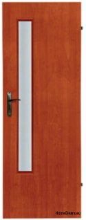 Porte della camera con vetro interno Izar 80