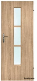 Porte della camera con vetro interno Suri 70