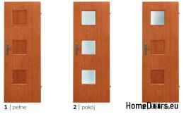 Porta camera con vetro interno Tigra 70