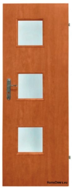 Porta camera con vetro interno Tigra 90