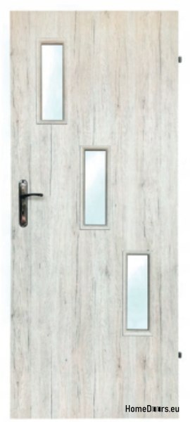Porte della camera con vetro interno Wezen 60