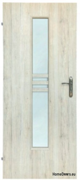 Porte vetrate con vetro interno Wega 70