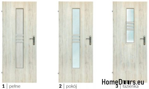 Porte vetrate con vetro interno Wega 70 Porte vetrate con vetro interno Wega 70