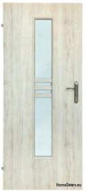 Porte vetrate con vetro interno Wega 80