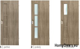 Porte bagno con vetro interno Kodi 90