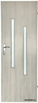 Porta della camera con vetro Hiara 70