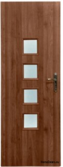 Porte della camera con vetro interno Atria 80