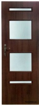 Porta camera con vetro interno Casandra 70