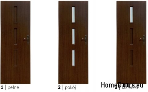 Porte della camera con vetro interno Kari 70 Porte della camera con vetro interno Kari 70