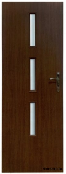 Porte della camera con vetro interno Kari 80