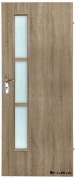 Porte della camera con vetro interno Kodi 80