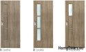 Porte della camera con vetro interno Kodi 90
