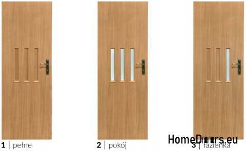 Porte delle camere con vetro interno Korpol 70 Porte delle camere con vetro interno Korpol 70