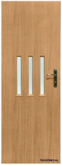 Porte della camera con vetro interno Korpol 80