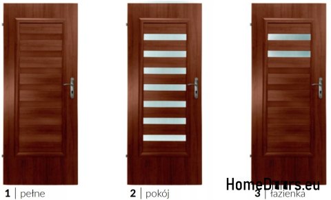 Porte delle camere con vetro interno Szeloba 90 Porte delle camere con vetro interno Szeloba 90