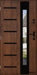 Porte esterne THICK 72 WARM CON SPECCHIO A PORTATA DI MANO