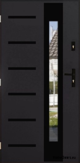 Porte esterne THICK 72 WARM CON SPECCHIO A PORTATA DI MANO