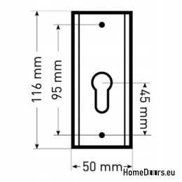 SZYLD NA WKŁAD SZLF4105 PATYNA