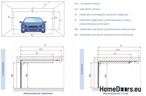 Brama garażowa segmentowa 2375x2375 mm Brama garażowa segmentowa 2375x2375 mm