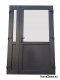 PORTE ESTERNE PVC ANTRACITE 160x210 BIFOGLIA