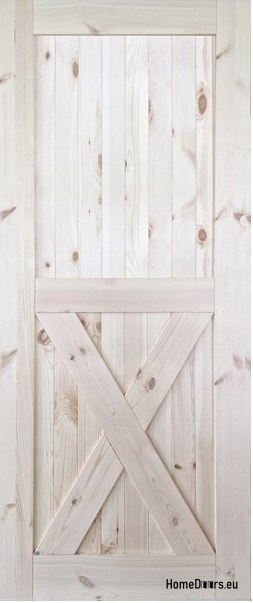 Porte interne scorrevoli loft pino LF-6 60/70/80/90/100