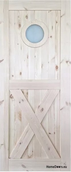 Porte interne scorrevoli in pino loft LF-7 60/70/80/90/100