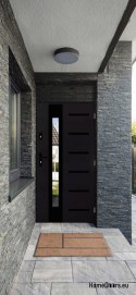 Porta esterna con letto supplementare in schiuma spessa 120
