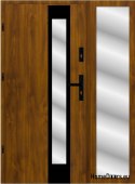 Porta esterna con letto supplementare in schiuma spessa 150