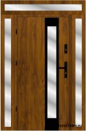 Porte esterne con letti supplementari, schiuma spessa 150