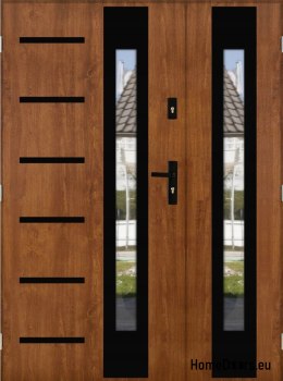 Porta a due ante con specchio spessore 72 mm 160 L
