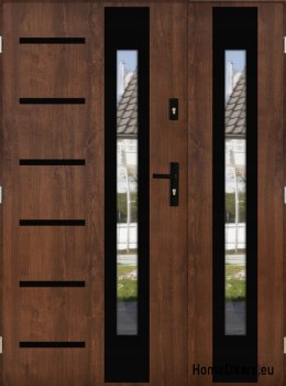 Porta a due ante con specchio spessore 72 mm 160 L