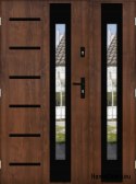 Porta a due ante con specchio spessore 72 mm 170 L