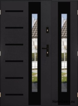 Porta a due ante con specchio spessore 72 mm 170 L