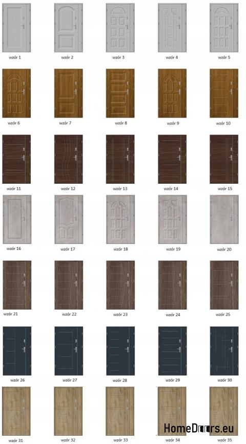 Porta a due ante 190 Sinistra, vari design, colori Porta a due ante 190 Sinistra, vari design, colori