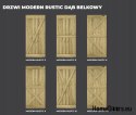 DRZWI PRZESUWNE MODERN RUSTIC X DĄB BELKOWY 80