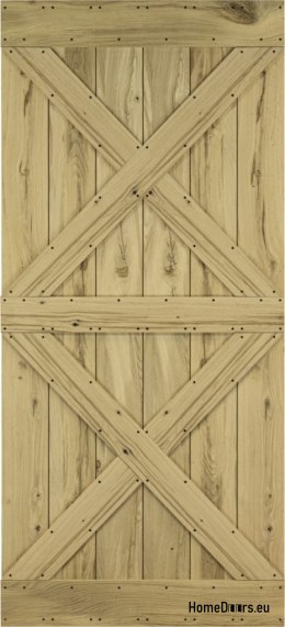 DRZWI PRZESUWNE MODERN RUSTIC XX DĄB BELKOWY 90