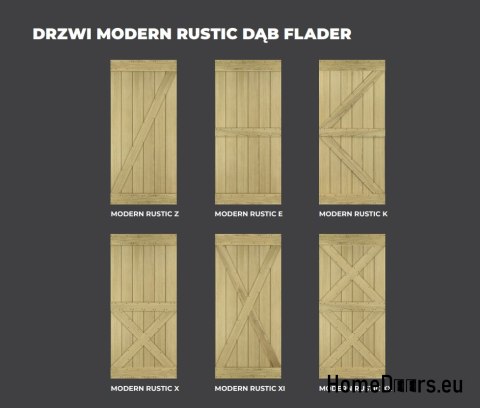 DRZWI PRZESUWNE MODERN RUSTIC XX DĄB FLADER 90 DRZWI PRZESUWNE MODERN RUSTIC XX DĄB FLADER 90