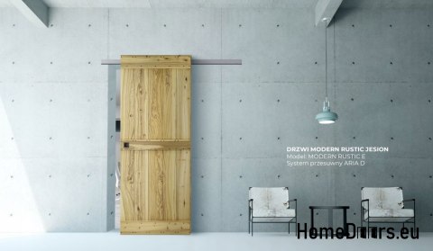 DRZWI PRZESUWNE MODERN RUSTIC E JESION SĘKATY 80