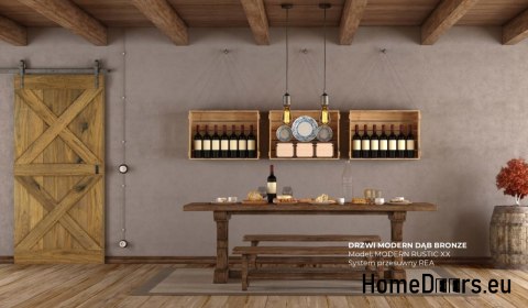 DRZWI PRZESUWNE MODERN RUSTIC XX JESION SĘKATY 90 DRZWI PRZESUWNE MODERN RUSTIC XX JESION SĘKATY 90