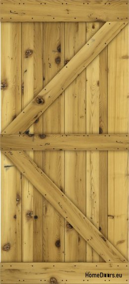 DRZWI PRZESUWNE MODERN RUSTIC K ŚWIERK STARY 90