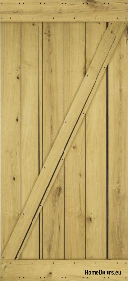 DRZWI PRZESUWNE MODERN RUSTIC Z DĄB CRACK 90