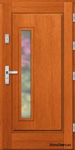 Porta esterna in legno rovere 74 mm PELA