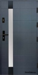 Porta esterna in legno pino 74 mm GONIA