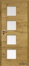 DRZWI WEWNĘTRZNE MODERN 10H DĄB RUSTIC 80