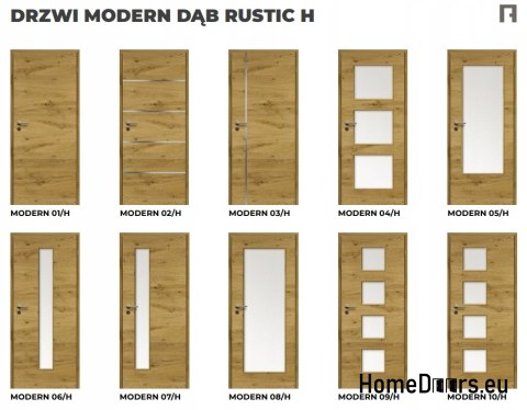 DRZWI WEWNĘTRZNE MODERN 03H DĄB RUSTIC 90