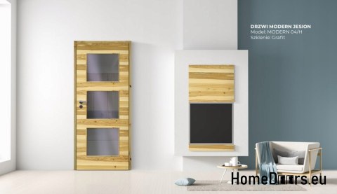 DRZWI WEWNĘTRZNE MODERN 04H DĄB BELKOWY 70 cm DRZWI WEWNĘTRZNE MODERN 04H DĄB BELKOWY 70 cm